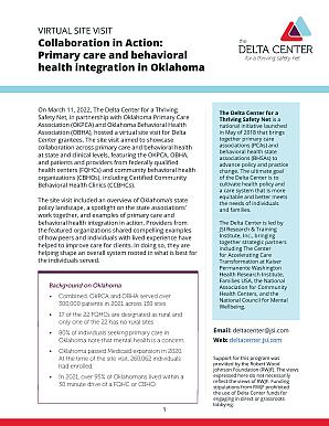 Collaboration in Action: Primary care and behavioral health integration in Oklahoma thumbnail