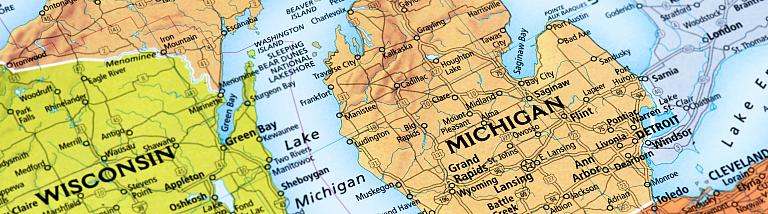 Michigan map