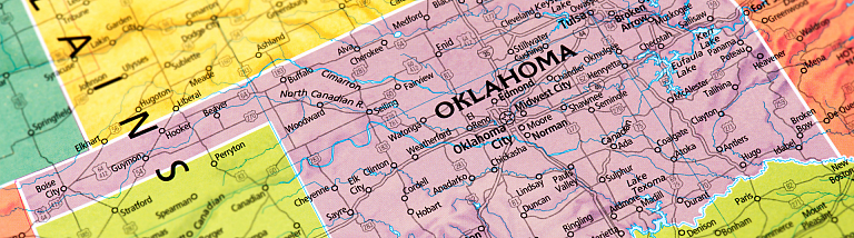 Oklahoma map