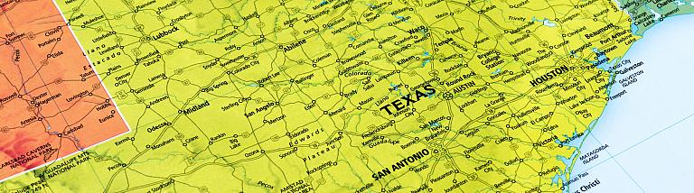 Texas map