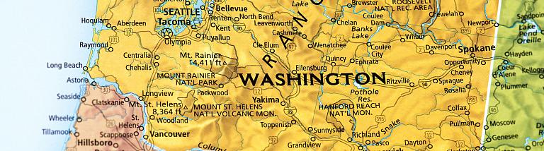 Washington map