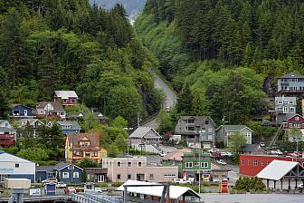 The town of Ketchikan, Alaska