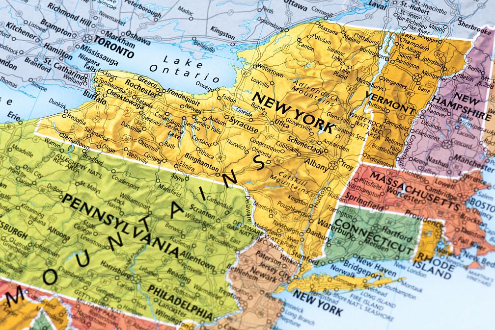 New York map