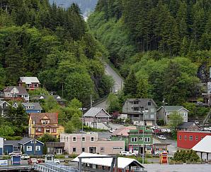 The town of Ketchikan, Alaska