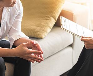 Patient and provider talking